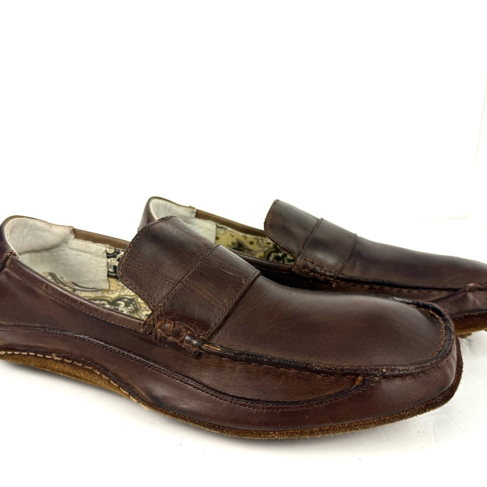 Bed Stu Driving  Mocs Brown Leather Men’s 10